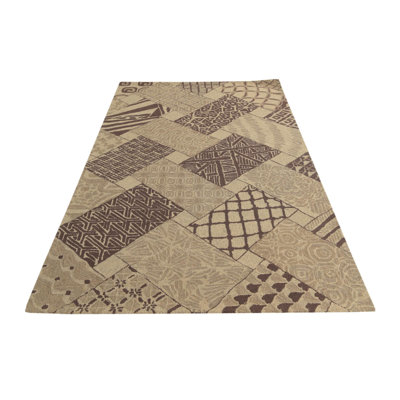 Myrick Beige and Brown Rug
