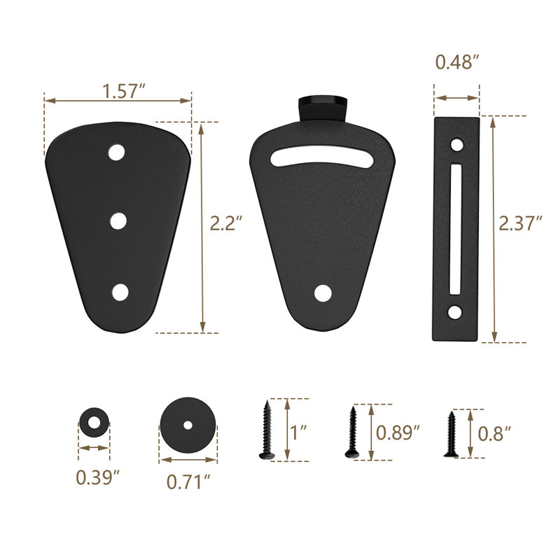 Stainless Steel Lock, Black