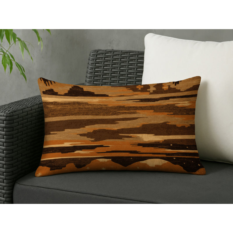 Mirage Bound Indoor And Outdoor Throw Pillow, Rectangle 18"H x 25"W