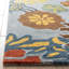 Tapis bleu / multicolore touffeté à la main Carolette-1143076428