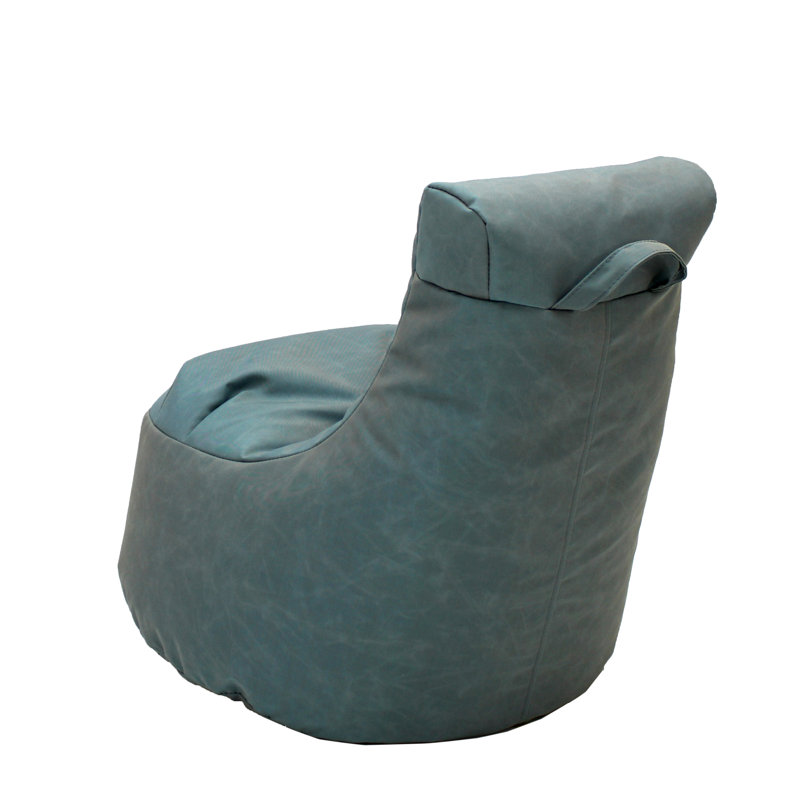 Pouf pagaie pour enfants Element intérieur / extérieur, Oléfine turquoise poussiéreuse