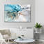 Blue Liquid Marble Abstract Canvas Print-2096851454