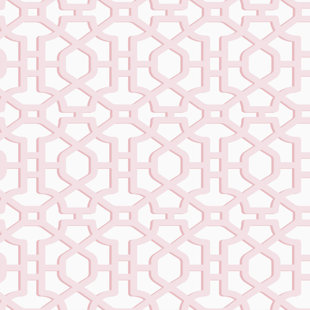 Papier peint chinois à motif treillis