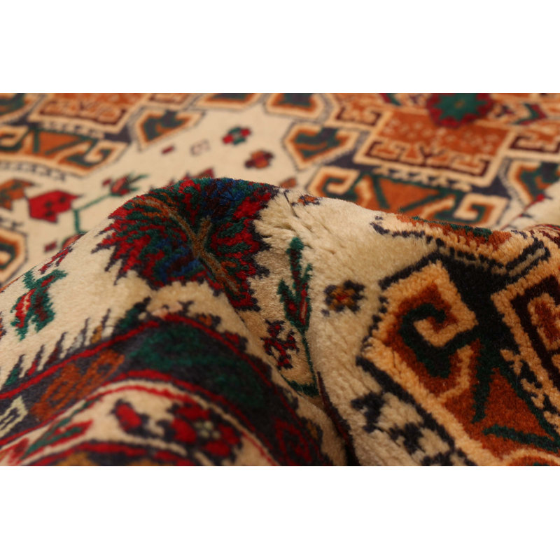 Tapis beige Teimani 4 pi 0 po x 5 pi 4 po