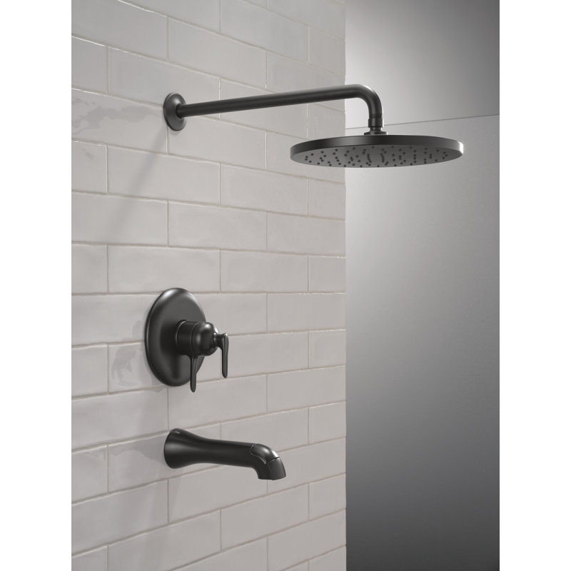 17 Series Tub Shower Trim, Matte Black