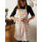 Striped Cotton Bib Apron