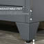 Armoire en métal avec tablettes, gris - Fournit 3 tablettes pour le rangement des dossiers industriels