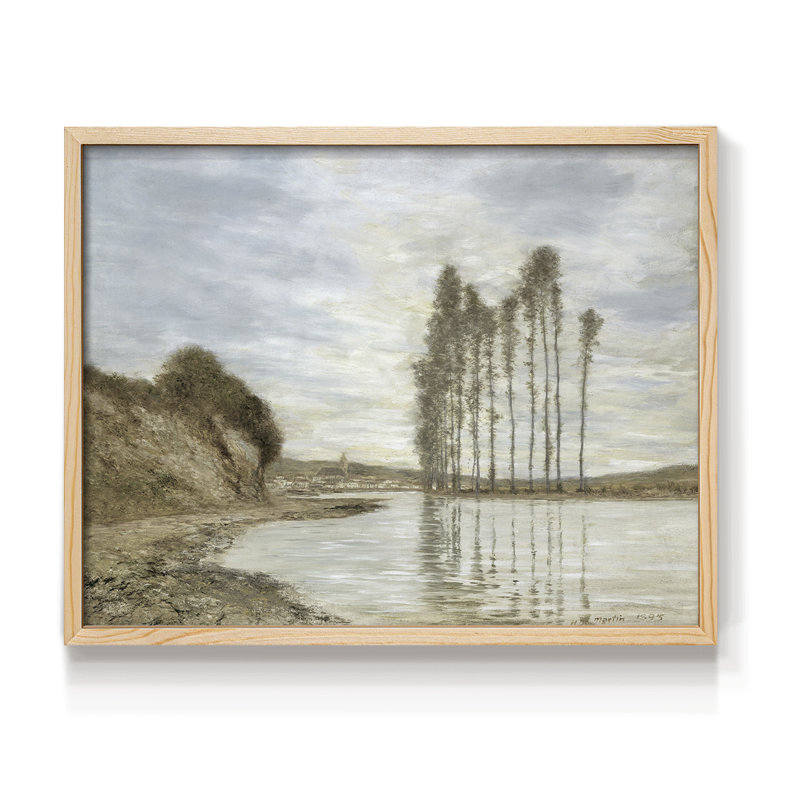 Paysages rétro-CCXC III-impression encadrée - réaménageable, H 11 po x l 14 po, Naturel