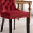 Tufted Solid Wood Velvet Upholstered Dining Chair-883621101