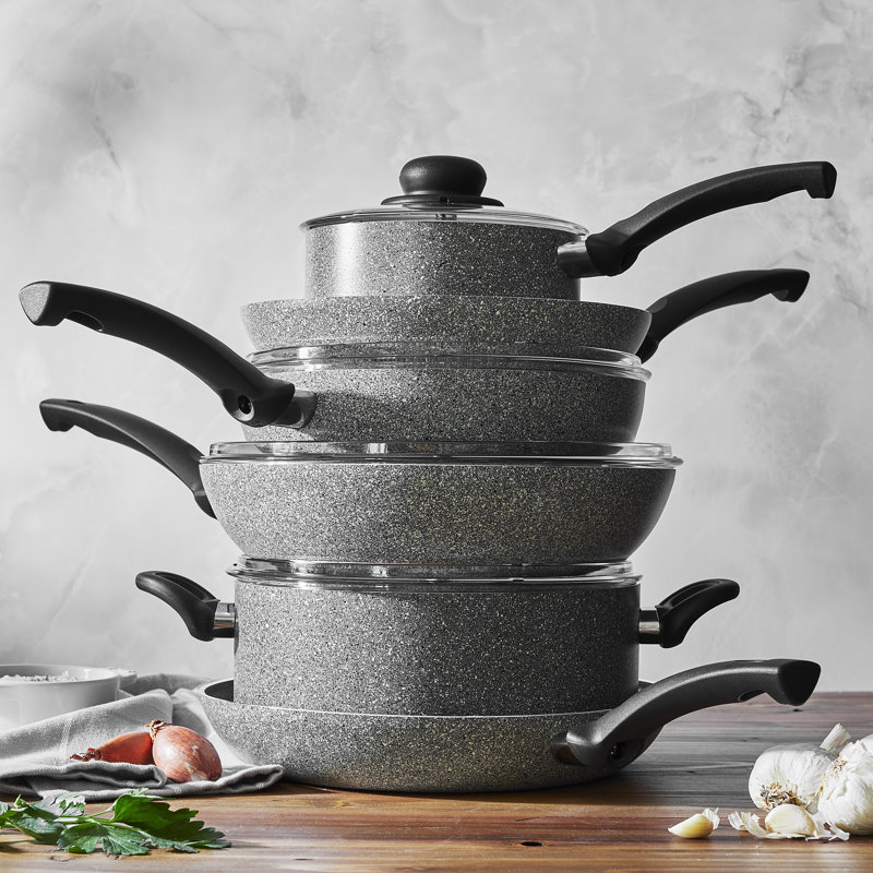 Ballarini Asti Aluminum 10-piece Nonstick Cookware Set