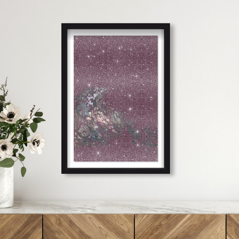 A Spring Wave Print by Oliver Gal, 17.5"H x 25.5"W, Black Shadowbox