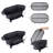 Oval Cast Iron Grill Outdoor, Portable Charcoal Grill and Tabletop Cast Iron Skillet - 100% Cast Iron, Enameled, Durable, Small Charcoal Grill, Camping Stove, Hibachi Grill