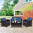 Anaan 8 - Person Patio Conversation Set with Cushions-1349233264