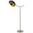 66'' Brass Swing Arm Floor Lamp