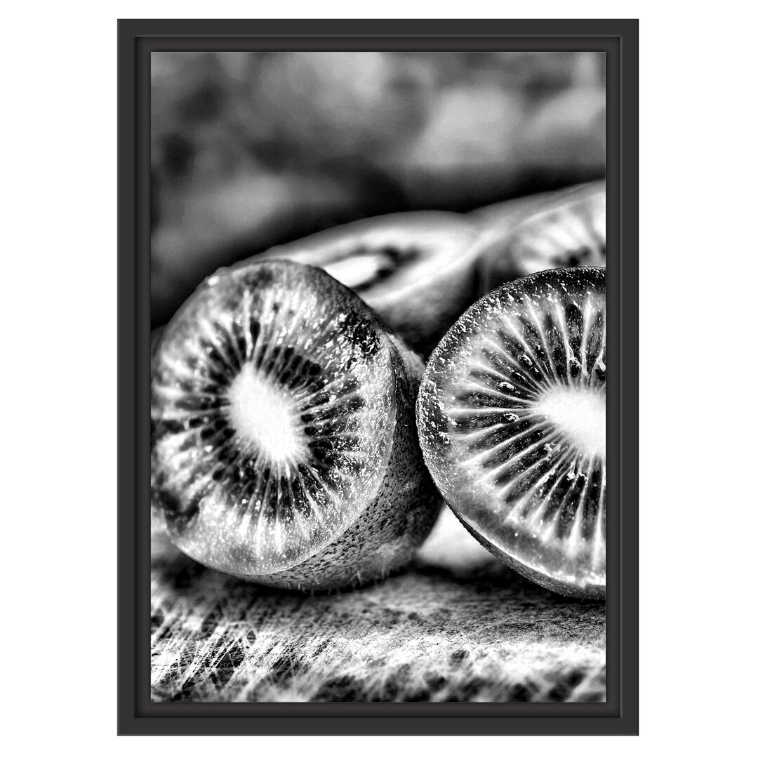 Gerahmtes Poster Kiwi Fruits