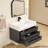 Jessica 29.5 " W Wall Mounted Single Vanity Bathroom Vanity With Acrylic Top-1262037250