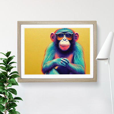 Cool Monkey - Framed Print