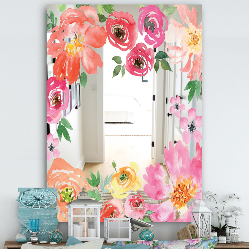 Garland Vivid 13 - Cabin and Lodge Mirror - Vanity Printed Mirror, 39.4" H x 29.5" W
