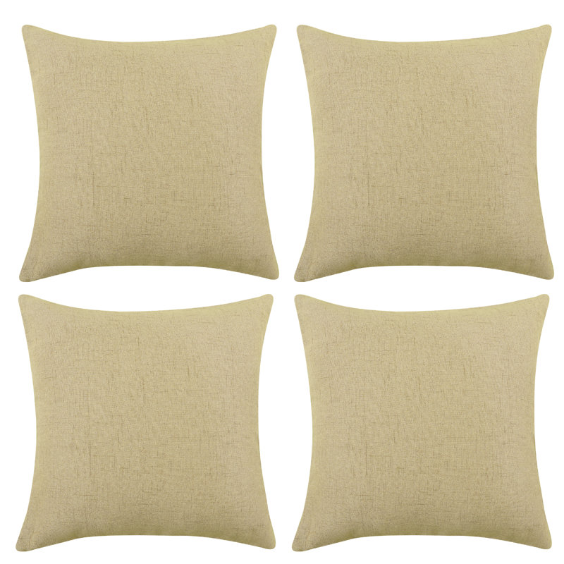 Reversible Pillow Cover, Light Salmon, 26" x 26"