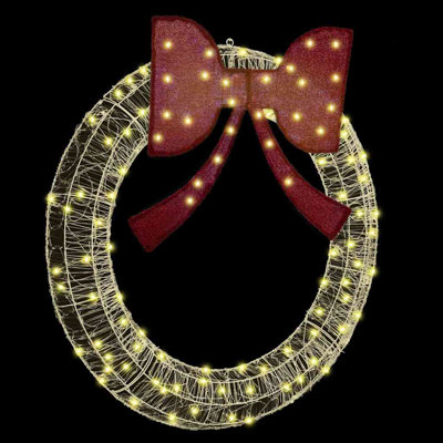 Faux Acrylic Wreath