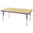 Laminate Adjustable Rectangle 6 Students Activity Table-124232035-124232038