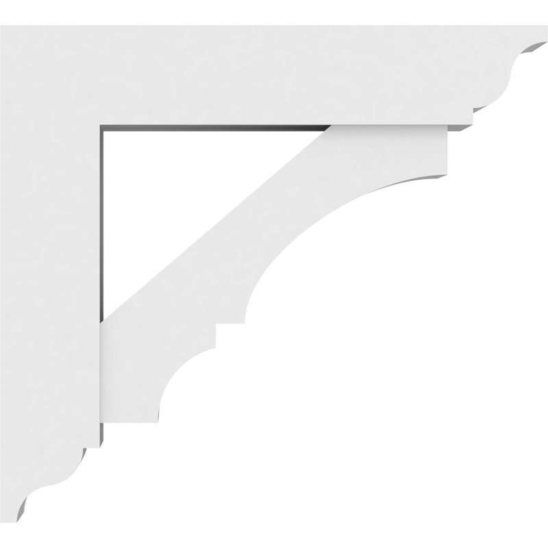 Support standard en PVC de qualité architecturale avec extrémités traditionnelles Balboa, H 20 po x l 5 po x P 20 po