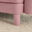 2 sièges en tissu rose avec des sièges distinctifs, de fabrication et confortables pour une détente quotidienne avec système de ressorts rembourrés-2109024639