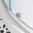 Breeze 33 in. L x 33 in. W x 77 in. H Round Corner Shower Kit in Satin Nickel with Frosted Glass Sliding Door and Shower Base Pan (Walls not Included)-1014998918-967296906