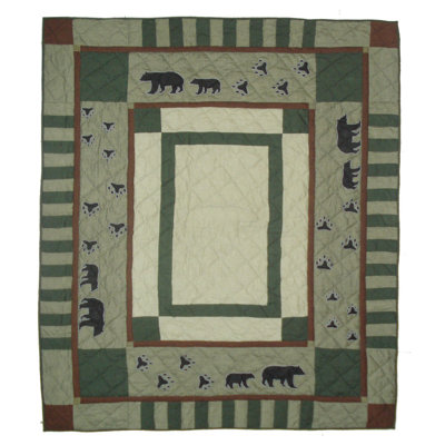 Bear Trail Rustic Cotton Quilt