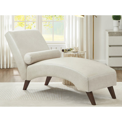 Chaise longue rembourrée