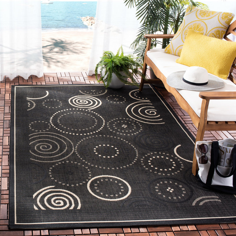 Tapis d'intérieur / extérieur Carole-Louise, Rectangle 5 pi 3 po x 7 pi 7 po