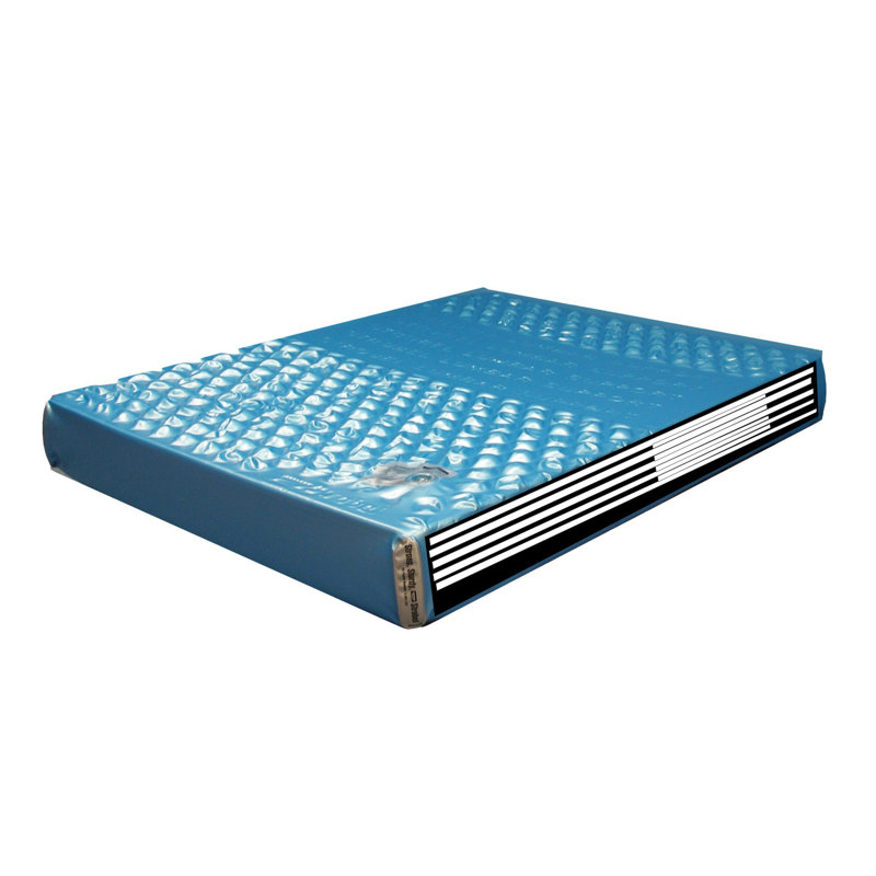Matelas pour lit d'eau à rebord profond sans ondulation 20 po Boulder, Très grand, Vinyle chocolat