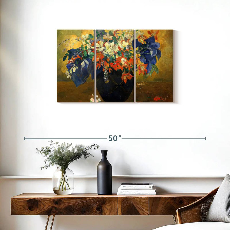 Harnek un vase de fleurs 1896, H 20 po x l 33 po