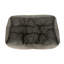 Lit pour chien à carreaux gris M-88464313