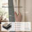 Cadnite 50" W Thermal 100% Blackout Linen Textured Curtain  2 Panels Set-709144661-706787545