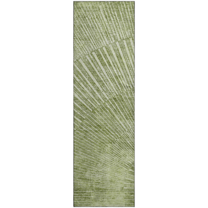 Cerrito Area Rug with Non-Slip Backing, Runner 2'3" x 7'6"