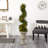 60'' Faux Cypress Topiary in Stone Urn