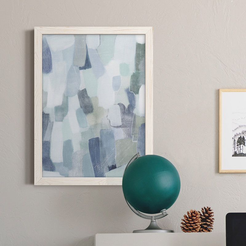 Toile encadrée de qualité supérieure Dusky Gale II - prête à être suspendue, Cadre blanc, H 20 po x l 24 po x P 1 po