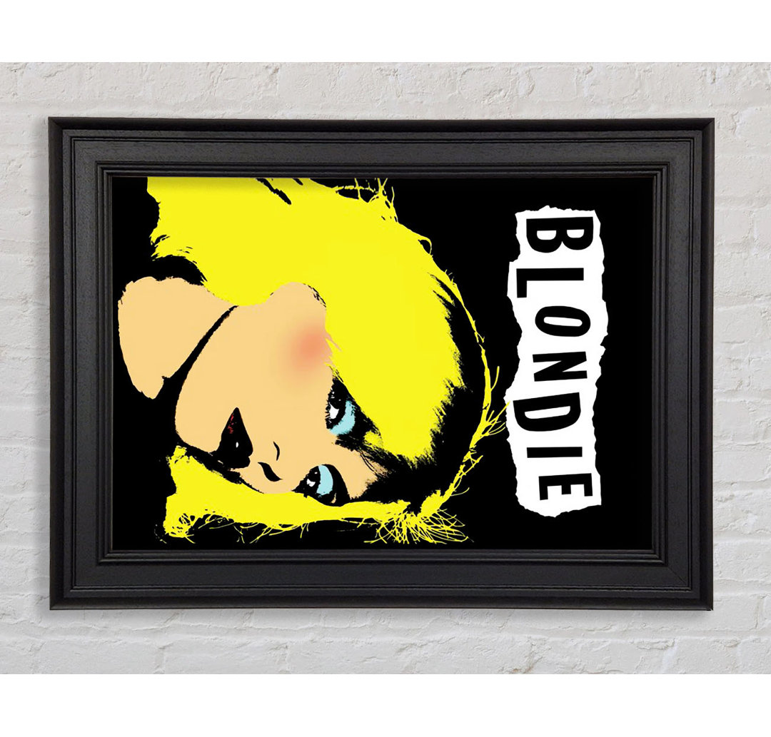 Blondie Gerahmter Druck