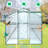 6X8 FT Greenhouse, Polycarbonate Greenhouse With Quick Setup Structure And Roof Vent, Aluminum Large Walk-In Greenhouse-113997882