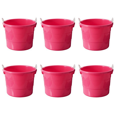 Homz Plastic Storage Tub & Tote