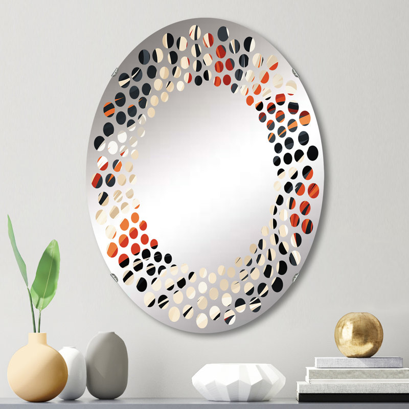Miroir mural oval, 29,5 po x 19,6 po