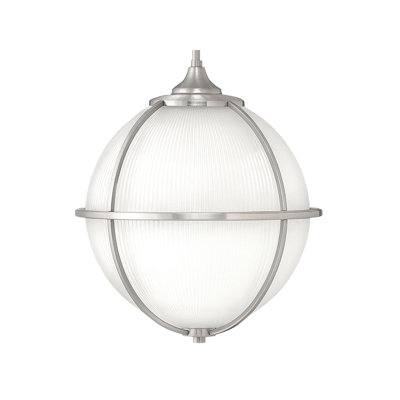 3-Light Glass Globe Pendant