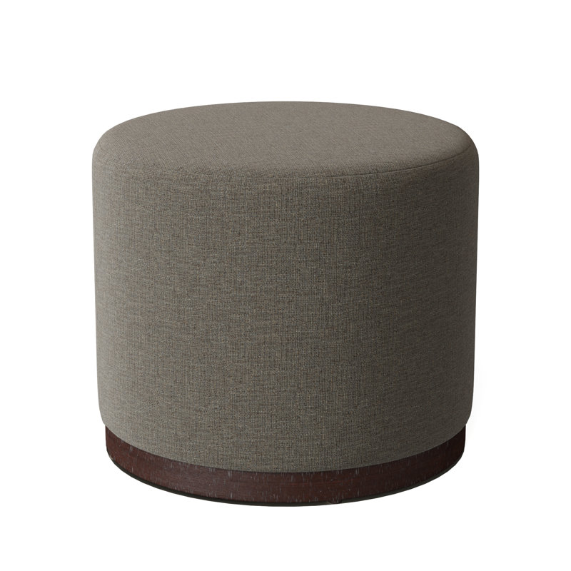 Corbin Upholstered Ottoman, Espresso, 7602 Cream