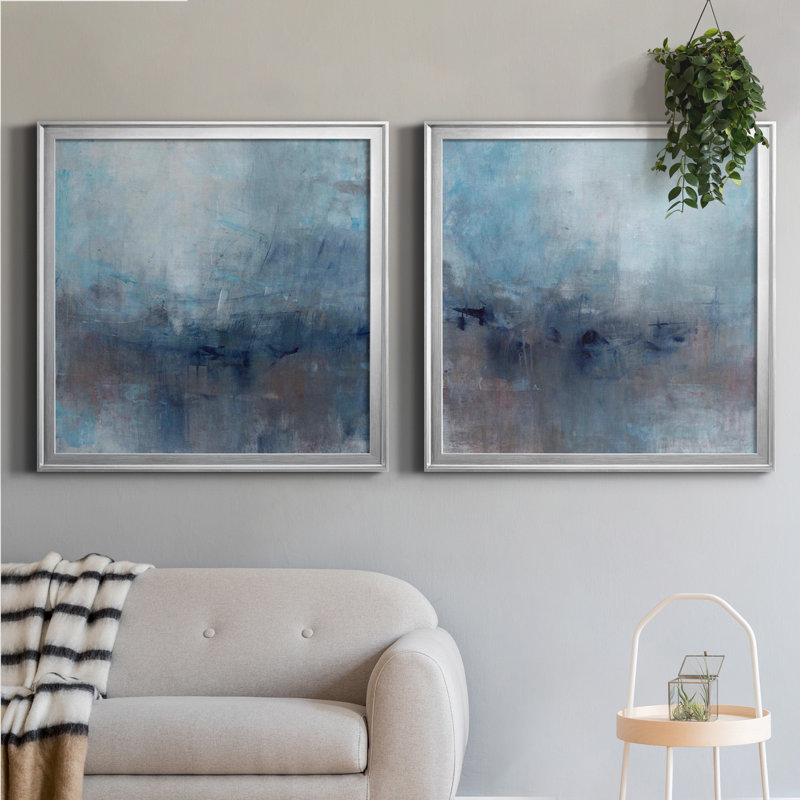Kinetic Abstract I - Kinetic Abstract I - Ensemble de 2 reproductions d'art encadrées, H 34,5 po x l 69 po x P 1,5 po
