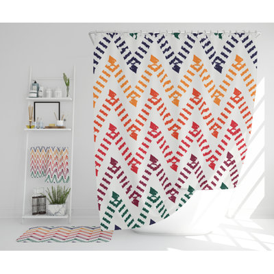 Nazarria Polyester Shower Curtain Set
