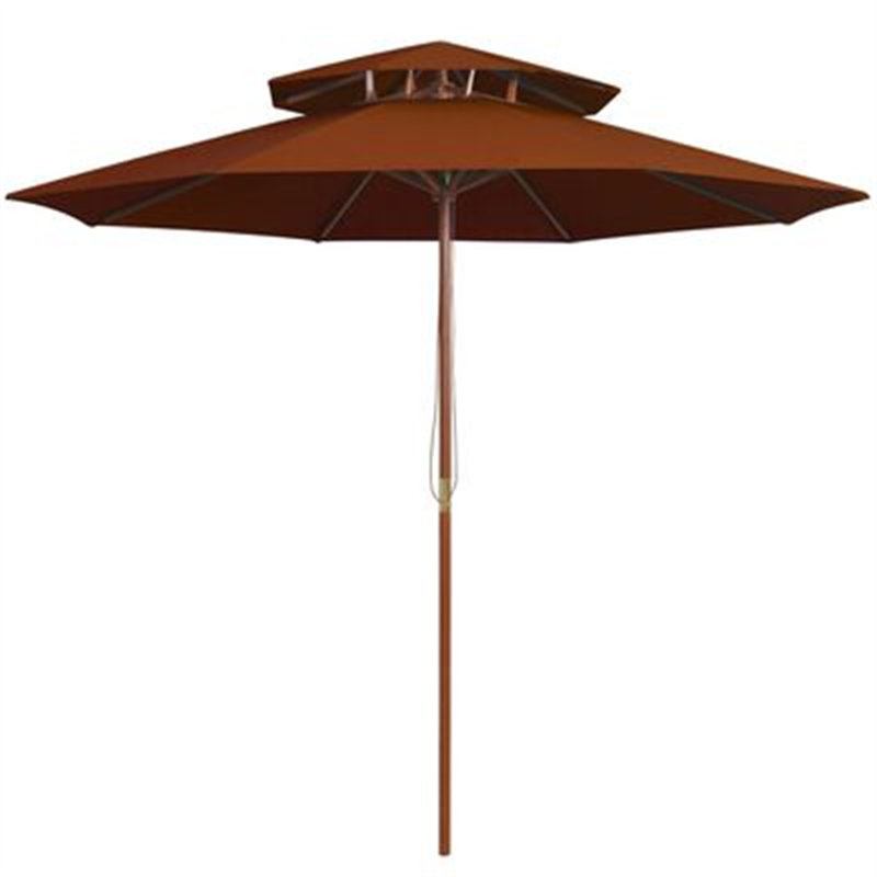 Troutville 270cm Market Parasol, Terracotta