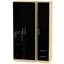 Yvette 3 Door Manufactured Wood Wardrobe-23704770-18860467