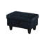 Canapé avec méridienne large de 97 po avec repose-pieds Macur-81193087