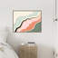 "Rose et vert abstrait", reproduction sur toile par Elena Ristova-1812311540